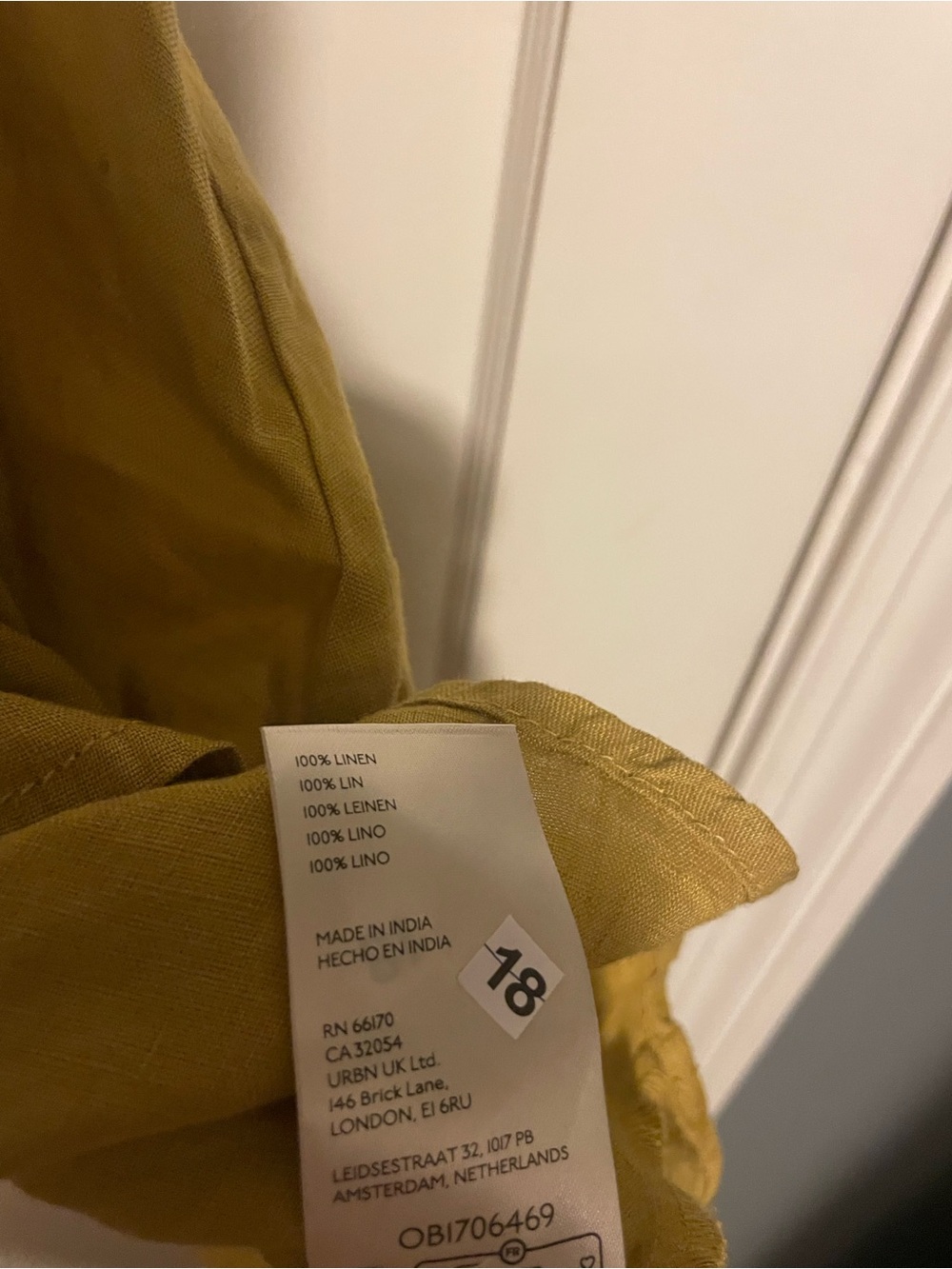 Pilcro Tavi Tank Ruffled Neck Sleeveless Top in Honey Yellow Size XS - Picture 6 of 7